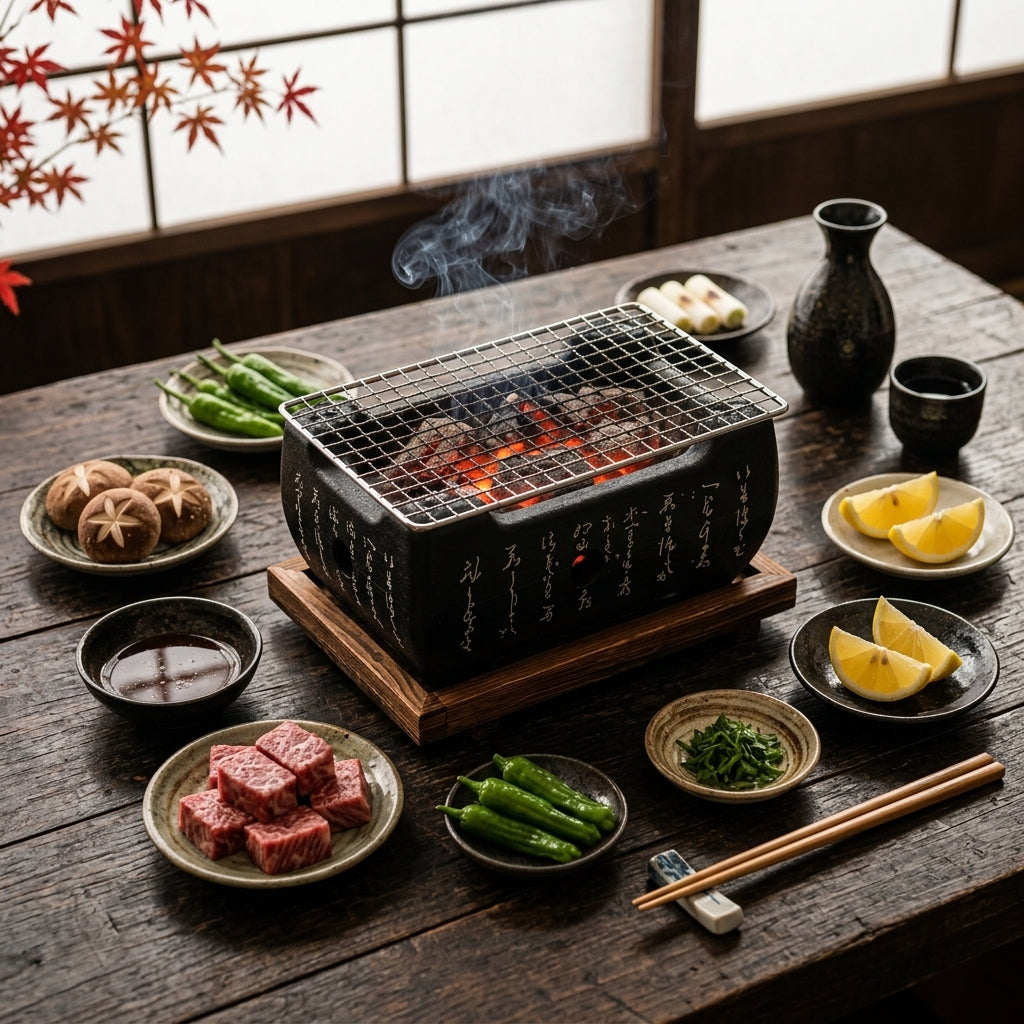 KONRO CLASSIC™ | Grill Japonais Premium pour Appartement & Terrasse