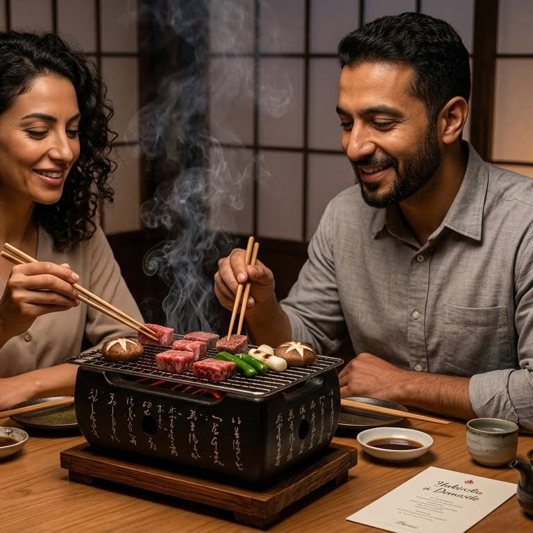 KONRO CLASSIC™ | Grill Japonais Premium pour Appartement & Terrasse