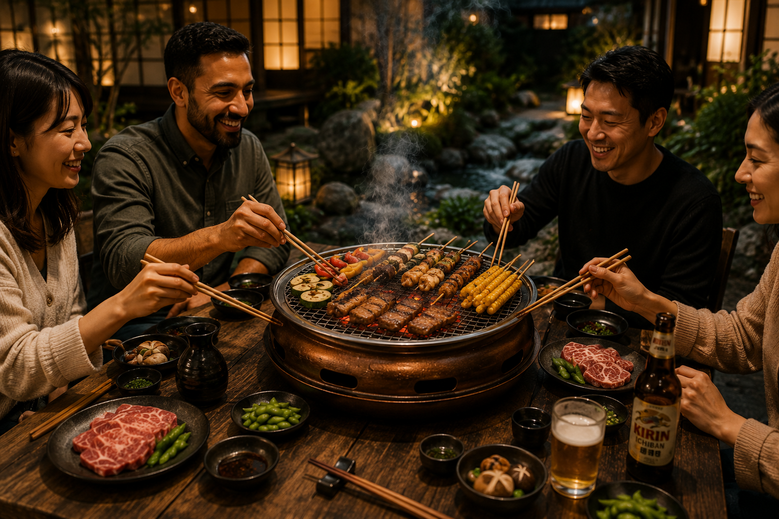 KONRO HORIZON™ | Grill Japonais Premium pour Famille & Réceptions